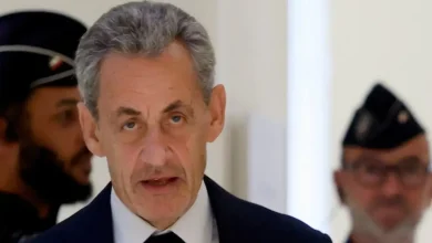 A Paris court sentenced former French President Nicolas Sarkozy to five years in prison on Thursday after finding him guilty on a key charge in his trial for alleged illegal campaign financing.