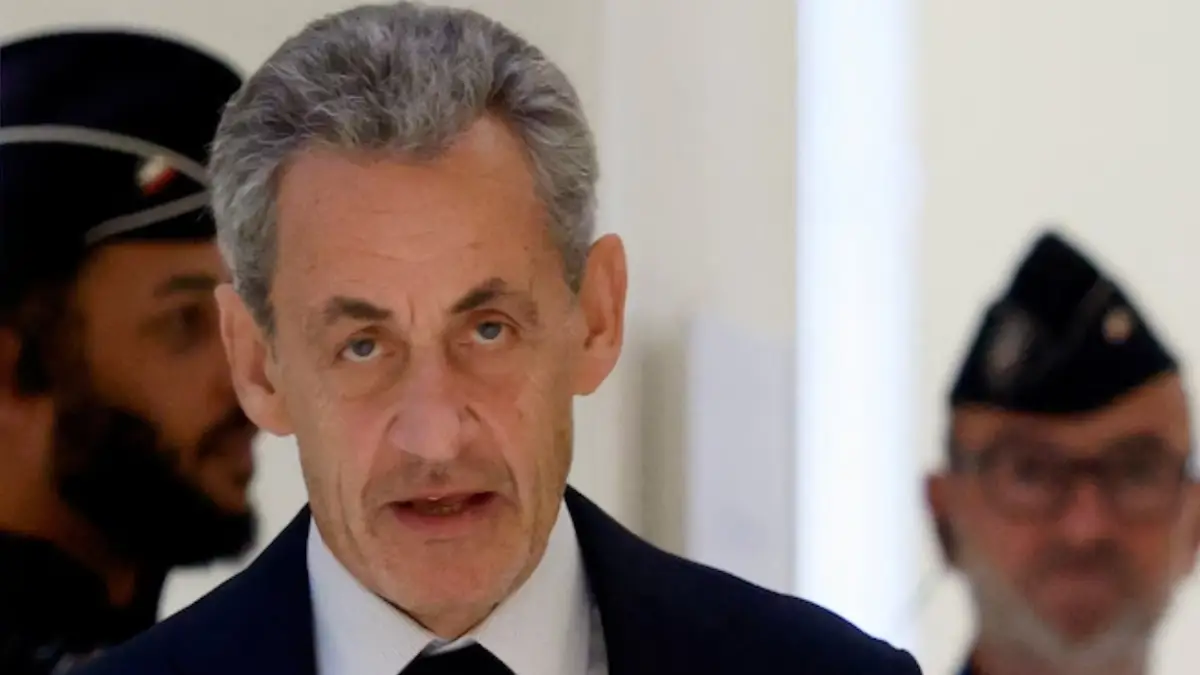 A Paris court sentenced former French President Nicolas Sarkozy to five years in prison on Thursday after finding him guilty on a key charge in his trial for alleged illegal campaign financing.