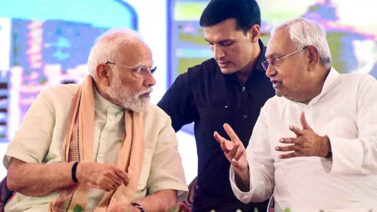 Bihar Chief Minister Nitish Kumar, who earned the moniker of "paltu Ram” after shifting political alliance a number of times, on Monday.
