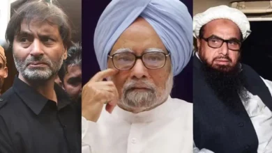 The BJP shared terrorist Yasin Malik’s affidavit in the Delhi High Court, in which he stated that Indian intelligence officials asked him to meet Lashkar-e-Taiba chief Hafiz Saeed in Pakistan in 2006.