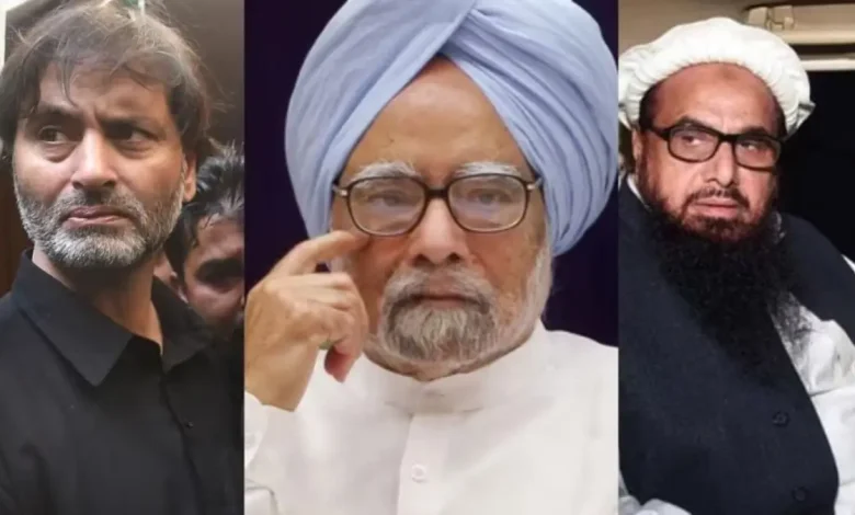 The BJP shared terrorist Yasin Malik’s affidavit in the Delhi High Court, in which he stated that Indian intelligence officials asked him to meet Lashkar-e-Taiba chief Hafiz Saeed in Pakistan in 2006.