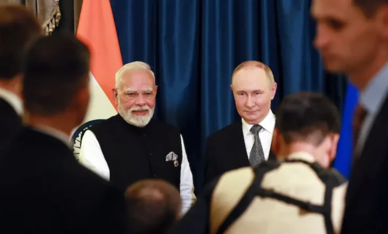PM Modi met President Vladimir Putin on Monday on the sidelines of the Shanghai Cooperation Organisation summit in China's Tianjin.
