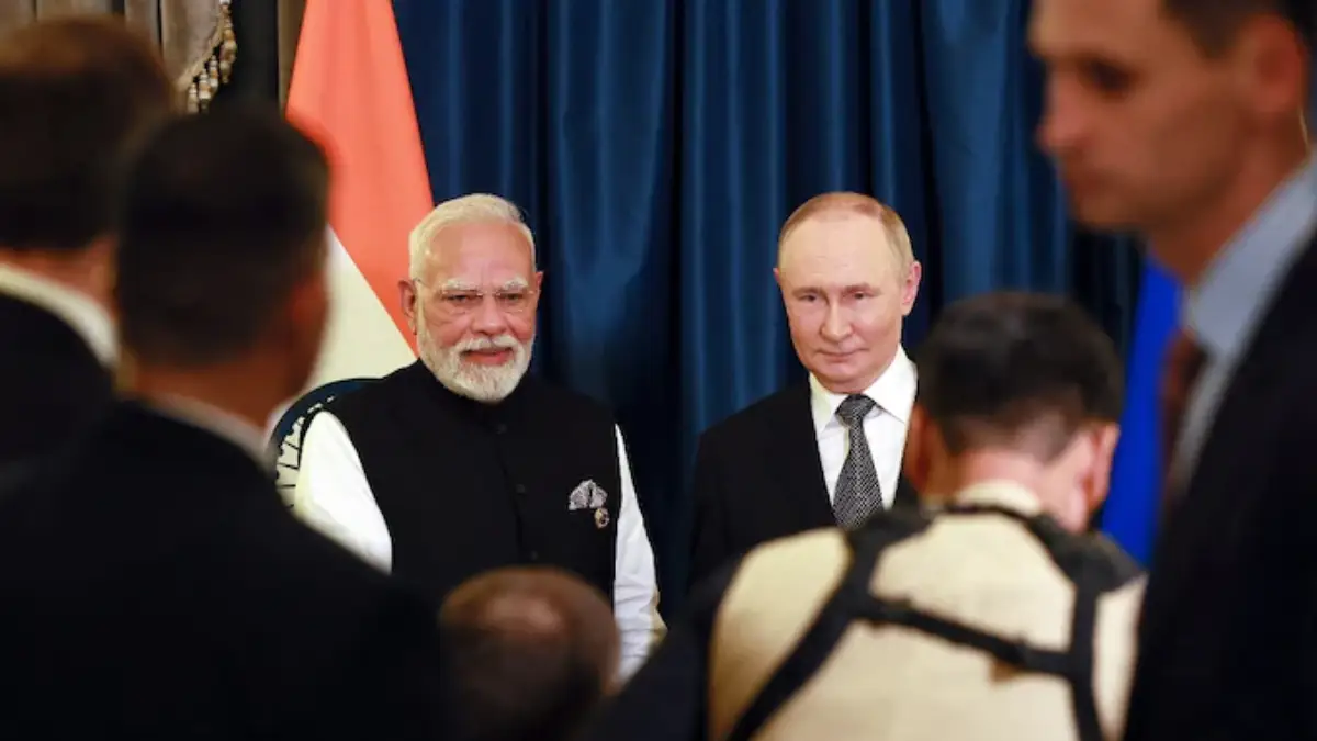 PM Modi met President Vladimir Putin on Monday on the sidelines of the Shanghai Cooperation Organisation summit in China's Tianjin.