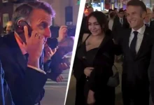 After a long-winding speech at the United Nations General Assembly French President Emmanuel Macron was returning to the embassy to retire for the day.