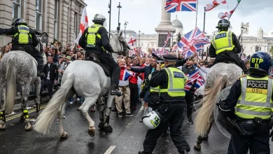 Massive Anti-Migrant Rally in London Turns Violent, Injuring 26 Officers