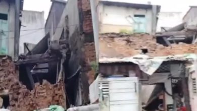 Heavy Rains Trigger Building Collapses in Ahmedabad, 5 Injured