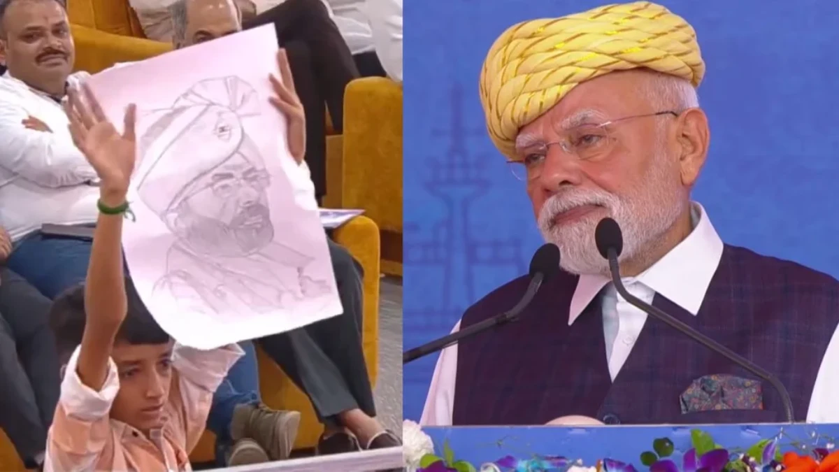 ‘मैं तुझे जरूर चिट्ठी लिखूंगा’, PM Modi's Emotional Moment with Young Fan in Gujarat | WATCH VIDEO
