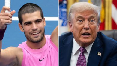 Trump took a break from tariffs in New York to enjoy tennis!