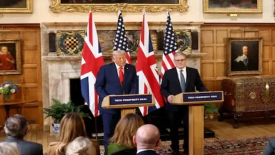 Trump Admits Ukraine War "Not Easy to Solve," Says Putin Has "Let Him Down" in Joint Presser with UK PM