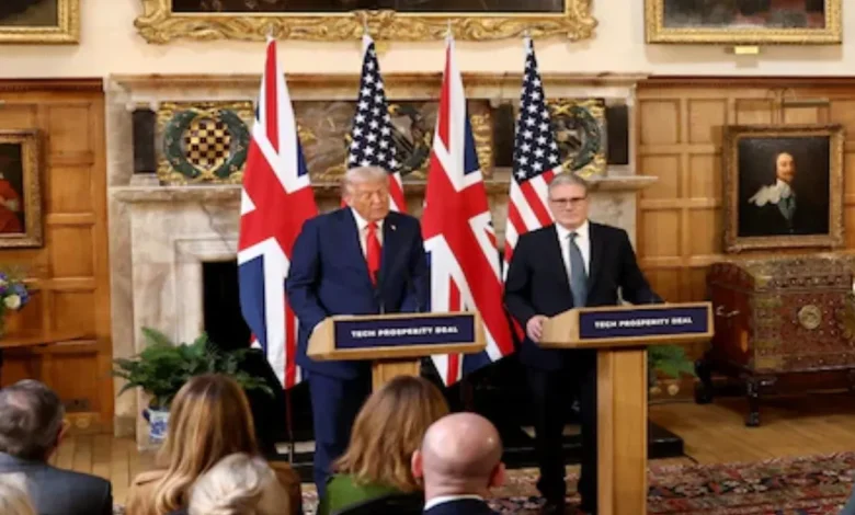 Trump Admits Ukraine War "Not Easy to Solve," Says Putin Has "Let Him Down" in Joint Presser with UK PM