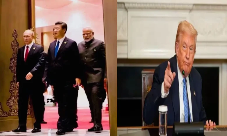 Trump Says US Has "Lost India and Russia to Deepest, Darkest China"  After Modi-Xi-Putin Meeting at SCO Summit