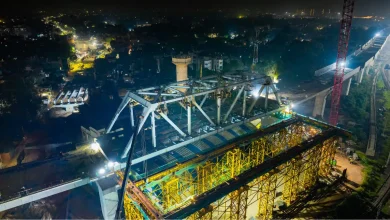 10th Steel Bridge Successfully Installed for Ahmedabad Bullet Train Project in Just 7 Hours