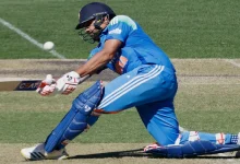 Former India captain Rohit Sharma, who holds the world record for the highest individual ODI score of 264 runs.