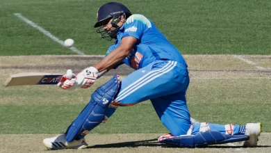 Former India captain Rohit Sharma, who holds the world record for the highest individual ODI score of 264 runs.