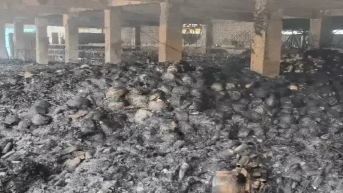 The night of Diwali's festival of lights was filled with accidental incidents across the state including Ahmedabad.