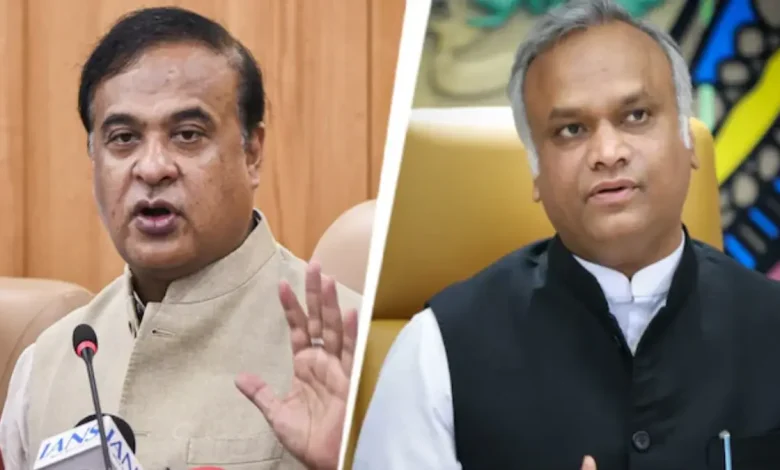 A war of words has erupted after Karnataka IT Minister Priyank Kharge took a jab at Assam Chief Minister Himanta Biswa.