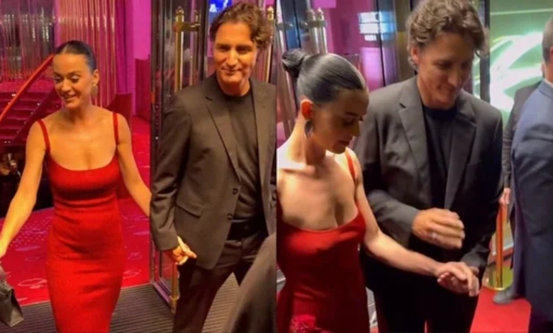 Katy Perry and Justin Trudeau Lock Hands in Paris Debut