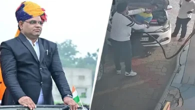 A heated verbal exchange at a petrol pump in Rajasthan's Bhilwara quickly escalated into a physical altercation.