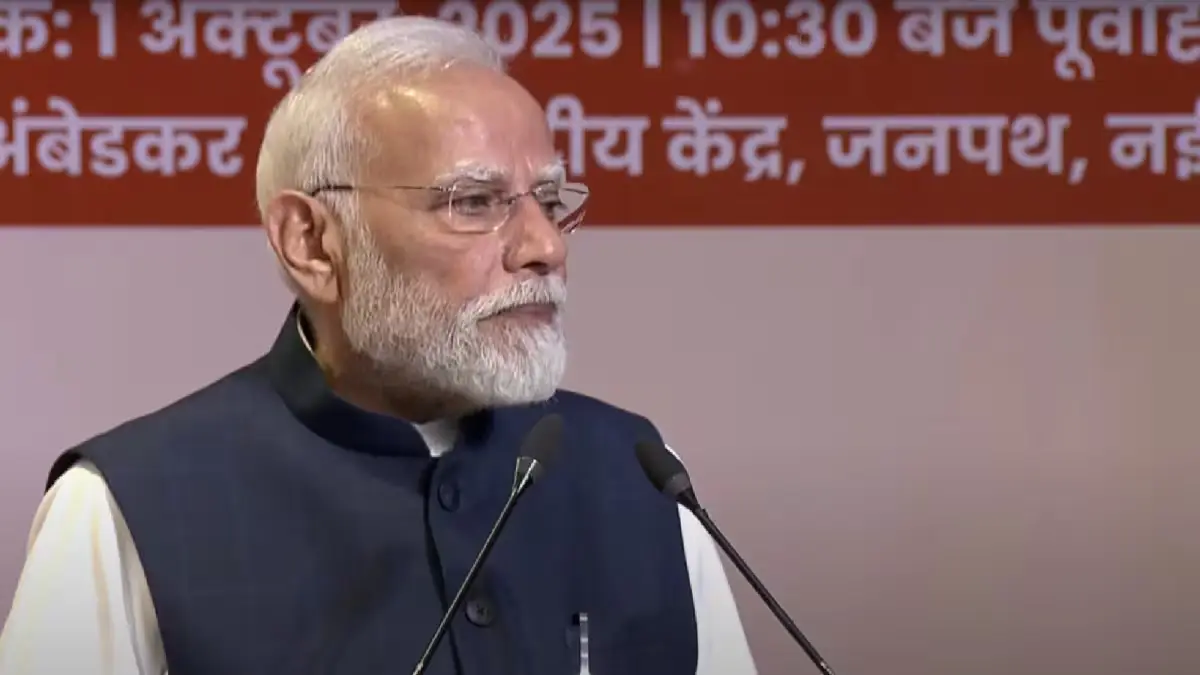 PM Narendra Modi, addressing the centenary celebrations of the Rashtriya Swayamsevak Sangh.