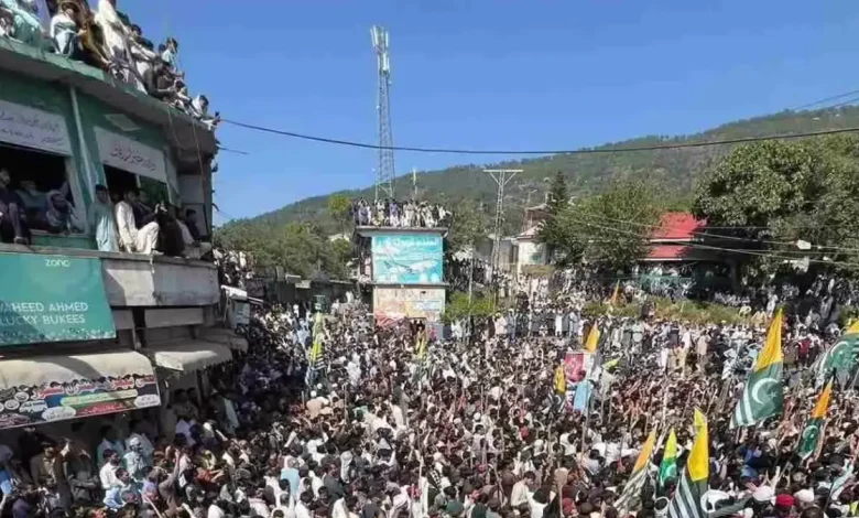 At least 12 civilians have been killed as Pakistani security forces opened fire on protesters in Pakistan-Occupied Kashmir (POK), which is witnessing one of its biggest unrest in recent years.