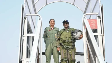 President Droupadi Murmu, after completing a 30-minute sortie in a Rafale fighter jet on Wednesday.