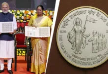 Prime Minister Narendra Modi on Wednesday released a special postage stamp and a commemorative coin.