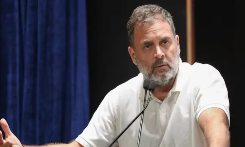 Congress leader Rahul Gandhi has once again accused the ruling BJP of eroding India’s democratic fabric, this time while addressing students at EIA University in Colombia.