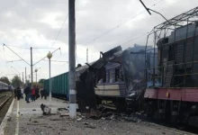 Dozens were injured in a "savage" Russian drone strike Saturday on a Ukrainian railway station, Ukrainian President Volodymyr Zelenskyy said.