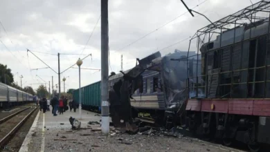 Dozens were injured in a "savage" Russian drone strike Saturday on a Ukrainian railway station, Ukrainian President Volodymyr Zelenskyy said.