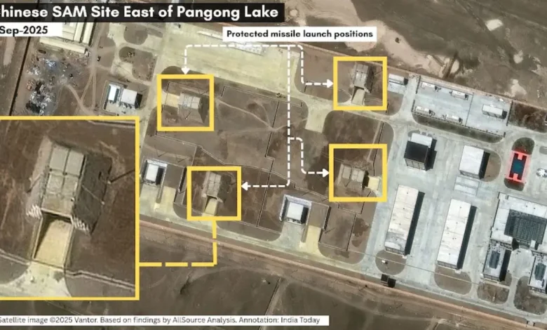 At the banks of the eastern part of the Pangong Lake in Tibet, roughly 110 km from one of the friction points of the 2020 border clashes, construction activity has been in full swing.