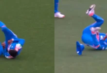 Iyer sustained to his left rib while attempting a difficult diving catch.