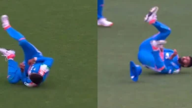 Iyer sustained to his left rib while attempting a difficult diving catch.