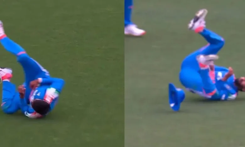 Iyer sustained to his left rib while attempting a difficult diving catch.