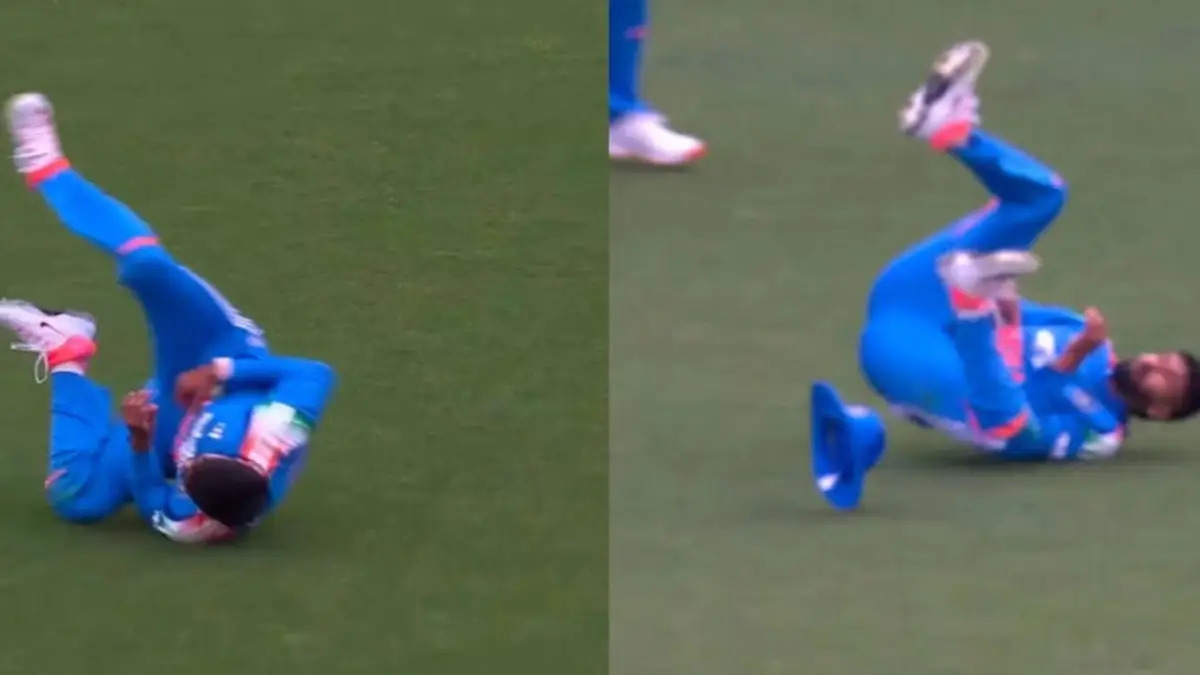 Iyer sustained to his left rib while attempting a difficult diving catch.