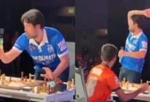 Unlike Nakamura, Gukesh did not retaliate by throwing the king piece.
