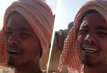 Video of a man from Uttar Pradesh claiming that he was being held against his will has gone viral on social media, prompting the Indian embassy to take note and launch a search for him.