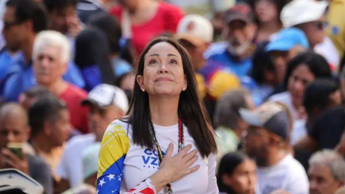 Venezuela's main opposition leader who is in hiding, on Friday.