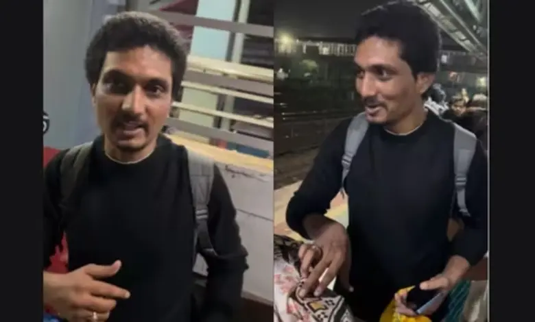Man helps deliver baby on Mumbai train platform, video went viral