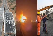 LPG Inferno on Jaipur-Ajmer Highway: Collision Ignites Truck Full of Gas Cylinders