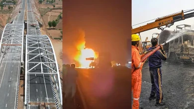 LPG Inferno on Jaipur-Ajmer Highway: Collision Ignites Truck Full of Gas Cylinders