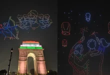 Delhi’s Kartavya Path Dazzles With 1.51 Lakh Diyas and Ramayana Drone Show for Deepotsav | WATCH VIDEO