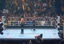 Helicopter Shot: WWE Roman Reigns Stuns Crowd by Striking Bronson Reed With Cricket Bat | Watch Video