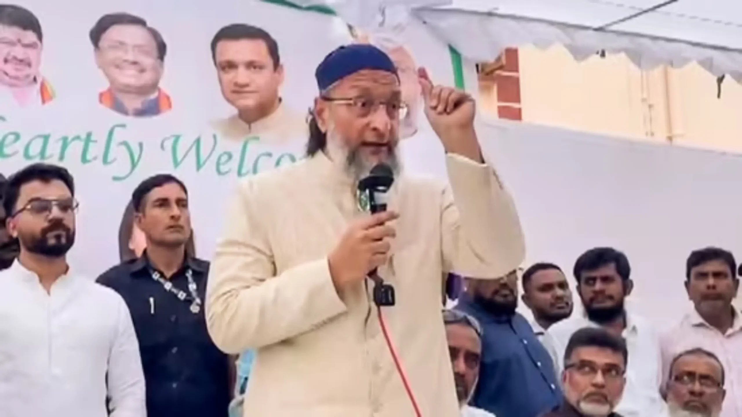 ‘I love Modi allowed, not Mohammad’: Owaisi slams govt over poster row; BJP cites violence in UP