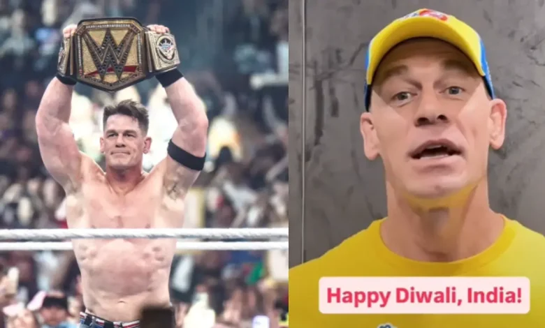 John Cena Sends Diwali Wishes to Fans, Delights Indian WWE Universe with Heartfelt Message