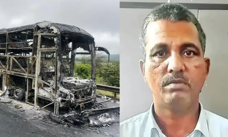 Kurnool bus fire: Driver arrested; fake licence angle and drunk biker’s crash preceded blaze that killed 20