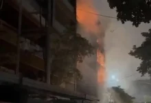 Massive Fire Erupts in Ghaziabad Apartment Building; Dozens Rescued Safely | Watch