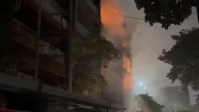 Massive Fire Erupts in Ghaziabad Apartment Building; Dozens Rescued Safely | Watch