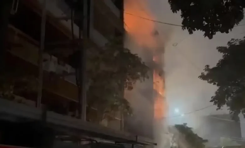 Massive Fire Erupts in Ghaziabad Apartment Building; Dozens Rescued Safely | Watch