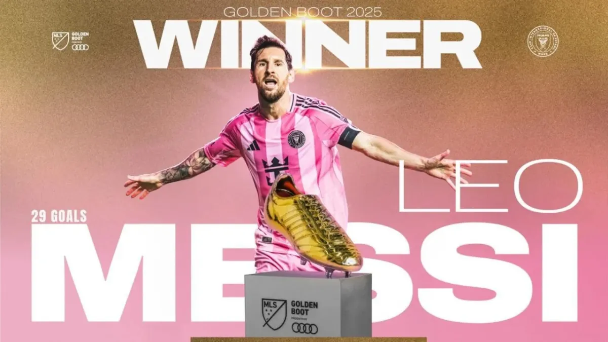 Messi Wins Golden Boot Award, Sets New Record for Miami