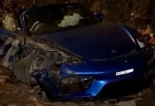 Mumbai's Nighttime Nightmare: Luxury Porsche Smashes into Highway Barrier, Driver Fights for Life